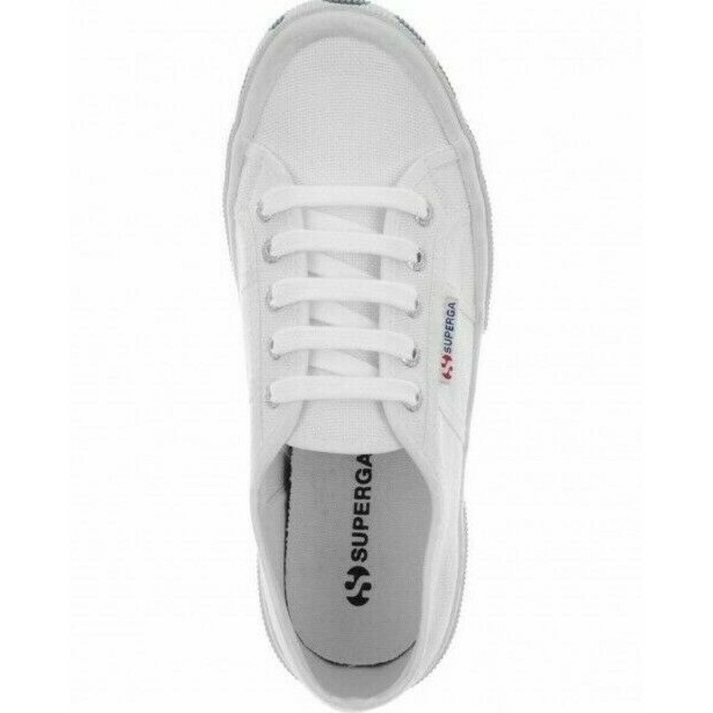 SUPERGA COTW Limited Edition Outsole Lettering Logo Sneaker Shoe White Size 6.5 - Picture 2 of 5